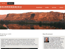 Tablet Screenshot of drummondmedia.com